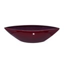Ver imagem 1 de Vaso Decorativo Barca Vermelho Lira 17x63x17 cm - D’Rossi