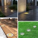 Ver imagem 3 de Balizador Spot de Chão Led 7w Ip67 Prateado Resistente Agua