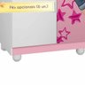 Guarda-Roupa Infantil Barbie Disney Happy 3 Portas Pura Magia Cor Branco Rosa - 5