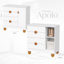 Ver imagem 5 de Quarto de Bebê Apolo Branco Fosco - Reller