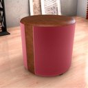 Ver imagem 2 de Puff Banqueta Redondo Luxo Copenhage Matrix