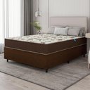 Ver imagem 2 de Cama Box Casal Colchão Espuma D33 Marquês 138x188x57cm Marrom Umaflex - Suporta até 90kg por