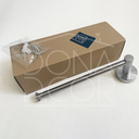 Ver imagem 6 de Suporte Porta Toalha de Rosto Toalheiro Reto Inox Escovado Suporte de Parede Acessório de Banheiro