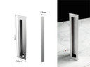 Ver imagem 2 de Puxador Concha/Cava 30cm em Aço Inox Escovado (2un)