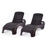 Conjunto Espreguiçadeira Atlantic Sun Lounger Grafite Keter - 1