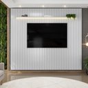 Ver imagem 4 de Painel para TV Trento 275 Ripado Bali LED com Mesa de Centro Lina-DJ Móveis