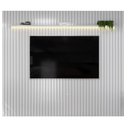 Ver imagem 2 de Painel para TV Trento 275 Ripado Bali LED com Mesa de Centro Lina-DJ Móveis