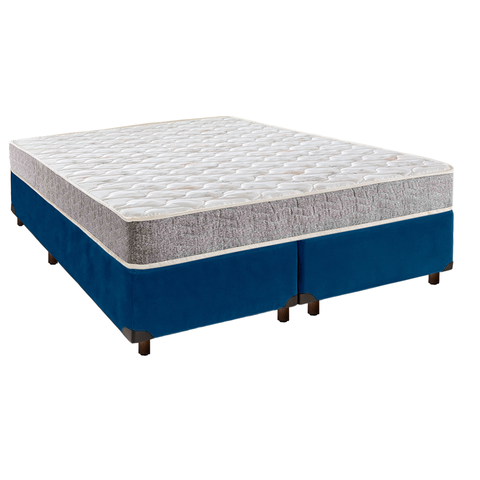 Cama + Box Blindado e Colchão D23 Casal - D23 Inducol