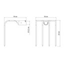 Ver imagem 2 de Forcado Curvo de Arame com 4 Dentes Tramontina em Aço sem Cabo Tramontina