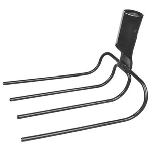 Forcado Curvo de Arame com 4 Dentes Tramontina em Aço sem Cabo Tramontina