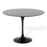 Mesa de Jantar Saarinen Redonda 90cm Laca Preta - 1