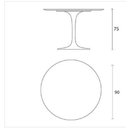 Ver imagem 3 de Mesa de Jantar Saarinen Redonda 90cm Laca Preta