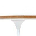 Ver imagem 3 de Mesa de Jantar Saarinen Redonda 90cm Tampo Freijó Base Branca