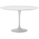 Ver imagem 1 de Mesa de Jantar Saarinen Redonda 110cm Madeira Laca Branca