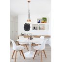 Ver imagem 2 de Mesa de Jantar Saarinen Redonda 110cm Madeira Laca Branca