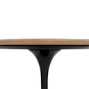 Ver imagem 2 de Mesa de Jantar Saarinen Redonda 110cm Madeira Freijó Base Preta