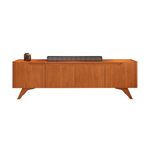 Rack Grecia 180cm para Tv até 75 Polegadas 4 Portas 1 Gaveta:naturalle