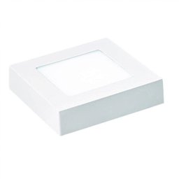 Painel de Sobrepor Quadrado em Alumínio 6W Bivolt LED 3.000K Blumenau - 1