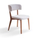 Ver imagem 4 de Cadeira de Madeira Joy Escandinava Estofada