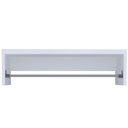 Ver imagem 1 de Cabideiro de Parede 1mt Arara Roupas Mdf Branco