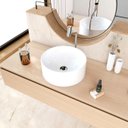 Ver imagem 5 de Cuba Pia para Banheiro Redonda 34cm Sara C08 Branco - Mpozenato