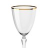 Taça Vinho Branco Cristal Fio Dourado Haus Elegance 250ml Haus Concept 2771 - 2