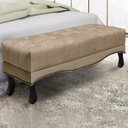 Ver imagem 2 de Puff Recamier Retro Vic 90cm Suede 1101 Ezz