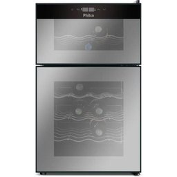 Adega Philco 69 Litros Display Digital 24 Garrafas Preto Pad24dz Bivolt - 1