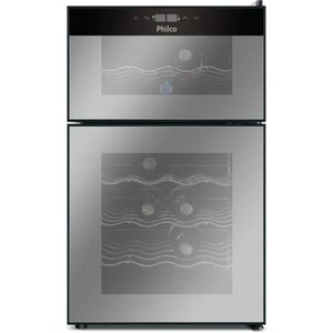 Adega Philco 69 Litros Display Digital 24 Garrafas Preto Pad24dz Bivolt