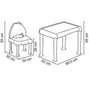 Ver imagem 2 de Conjunto de Mesa e Cadeira Infantil Monster em Polipropileno Tramontina