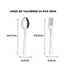 Faqueiro Aço Inox Tramontina Malibu 24 Peças - 23798/046 - 5