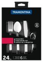 Ver imagem 1 de Faqueiro Aço Inox Tramontina Malibu 24 Peças - 23798/046