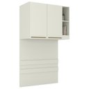 Ver imagem 7 de Quarto Solteiro Modulado 9 Portas Seletto Areia Henn