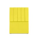 Ver imagem 1 de Cabeceira Estofada Solteiro Carla 90cm Suede Amarelo