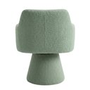 Ver imagem 7 de Cadeira de Jantar e Estar Living Jade Base Fixa Bouclé Verde Claro - Nexta Casa