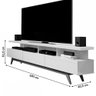 Rack para TV Até 70 Polegadas Vivare Wood 3 Gavetas Branco - Giga Móveis - 3