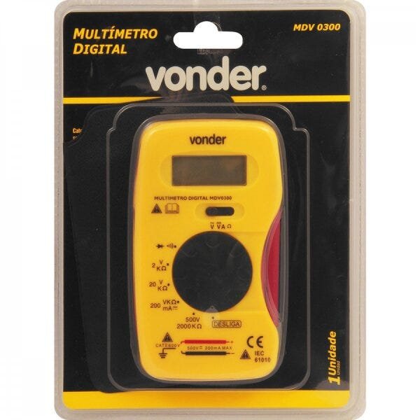 Multímetro digital MDV 0300 Vonder - 3