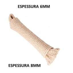 Corda Sisal Natural Meada 6mm 15m - 2