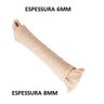 Corda Sisal Natural Meada 6mm 15m - 2