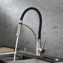 Ver imagem 2 de Torneira Cozinha Gourmet Flexível Monocomando Preta Cromada
