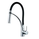 Ver imagem 1 de Torneira Cozinha Gourmet Flexível Monocomando Preta Cromada