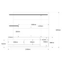 Ver imagem 5 de Estante Home Para TV 70 Polegadas 210cm Istambul Lukaliam Off White Perolizado/Freijo