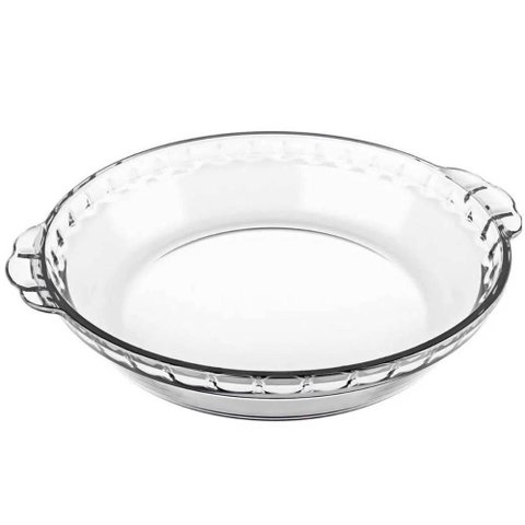 Jogo 12 Formas Vidro Redonda Servir Filetada 600ml Marinex Travessa Refratária Pegadores Laterais