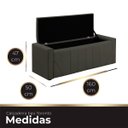Ver imagem 4 de Calçadeira Baú Casal Queen Estofada Toronto Veludo Tabaco