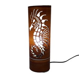 Abajur Luminária de Mesa Marinho Cavalo Marinho - 1