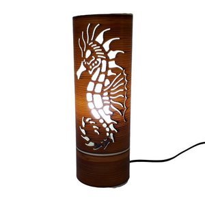 Abajur Luminária de Mesa Marinho Cavalo Marinho