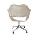 Ver imagem 3 de Poltrona Zara Base Giratória com Rodinhas Cor:Suede Bege 080