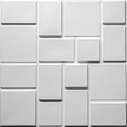 Revestimento 3D alto impacto para parede 50x50cm Geométrico - 4