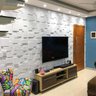 Revestimento 3D alto impacto para parede 50x50cm Quadratto - 1