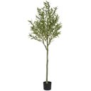 Ver imagem 1 de Planta Artificial Arvore Oliveira C/pote X882 Verde 1,60cm